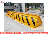 500mm Rising Height A3 Steel Hydraulic Road Barriers IP68 Waterproof Traffic Blocking