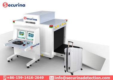 Dual Energy White Cargo Security Scanning Machine 10000 Continuous Hours Windows XP