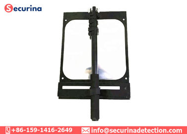 2m Visual Range Black Undercarriage Inspection Mirror 10CM Minimum Height Alumminum Rods