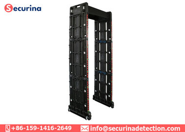 Archway Door Frame Airport Security Detector , Walk Through Metal Detector Foldable