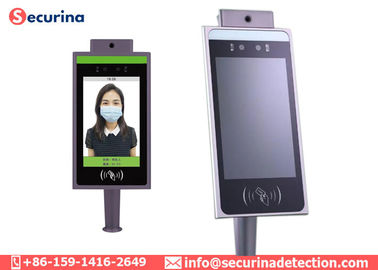8inch LCD Display Face Recognition Body Temperature Measuring Thermometer For Access Control